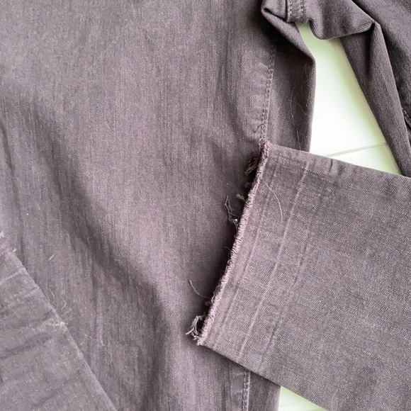 Loft Modern Skinny Raw Hem Jeans Plum 27/4 - Picture 5 of 8